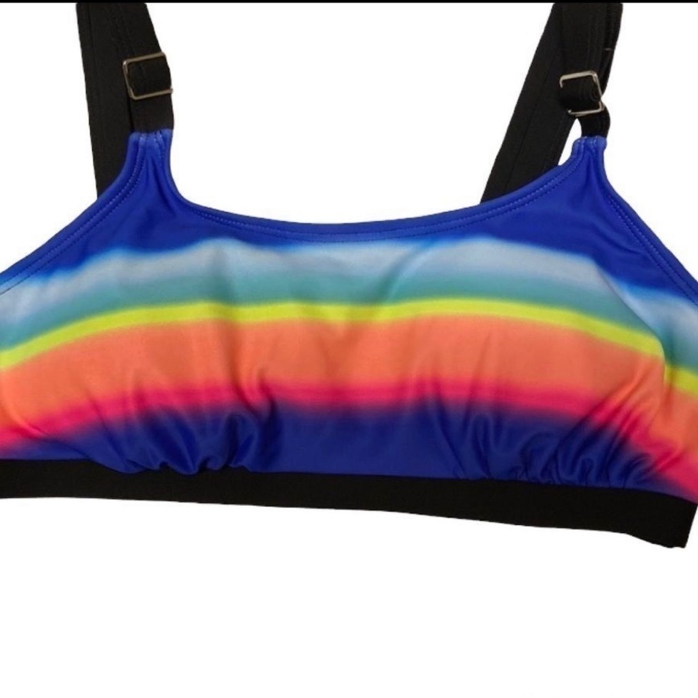 2 piece Rainbow Bikini. This is in excellent condition.